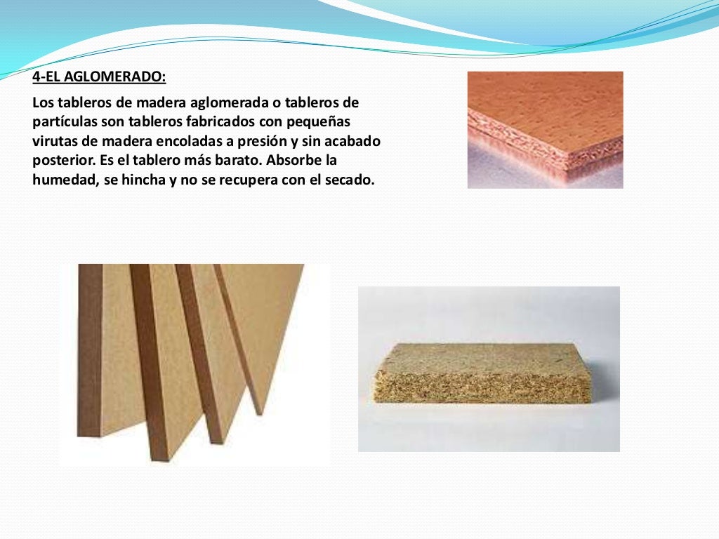 Defectos de la madera, contrachapado y aglomerado