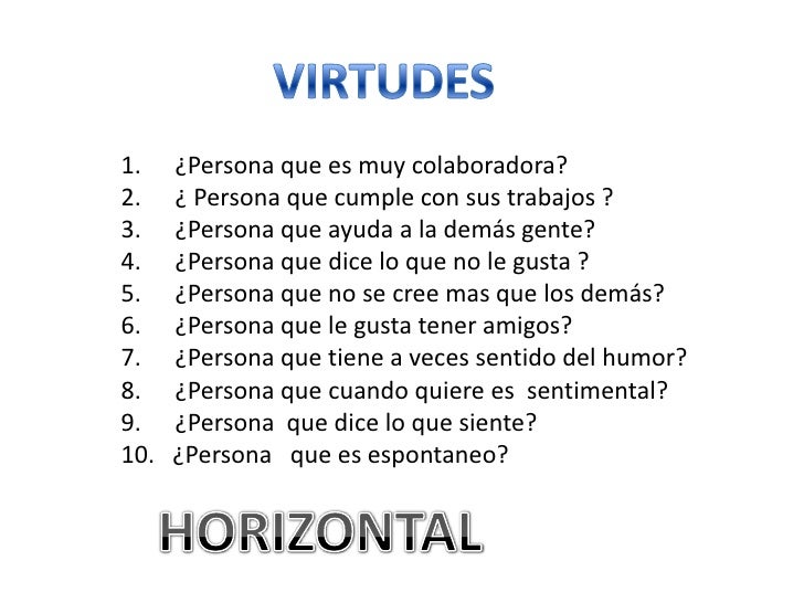 Defectos y cualidades de vega