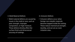 Presentation about defects in machinary, automobile, aircraft, welding ...