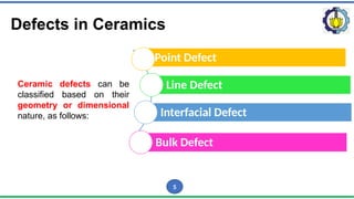 Defects and Imperfection Ceramics Towards a Physical Properties Change ...
