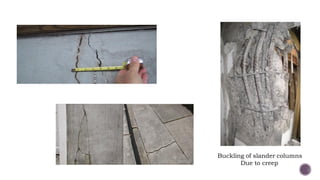 FOUNDATION MOVEMENT AND
SETTLEMENT OF SOIL
 Shear cracks in buildings occur when there is large diffferential settlement ...