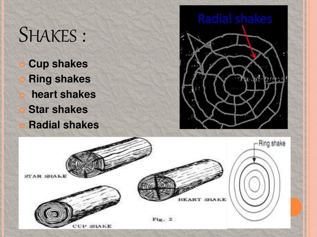 Defects in timber natural force