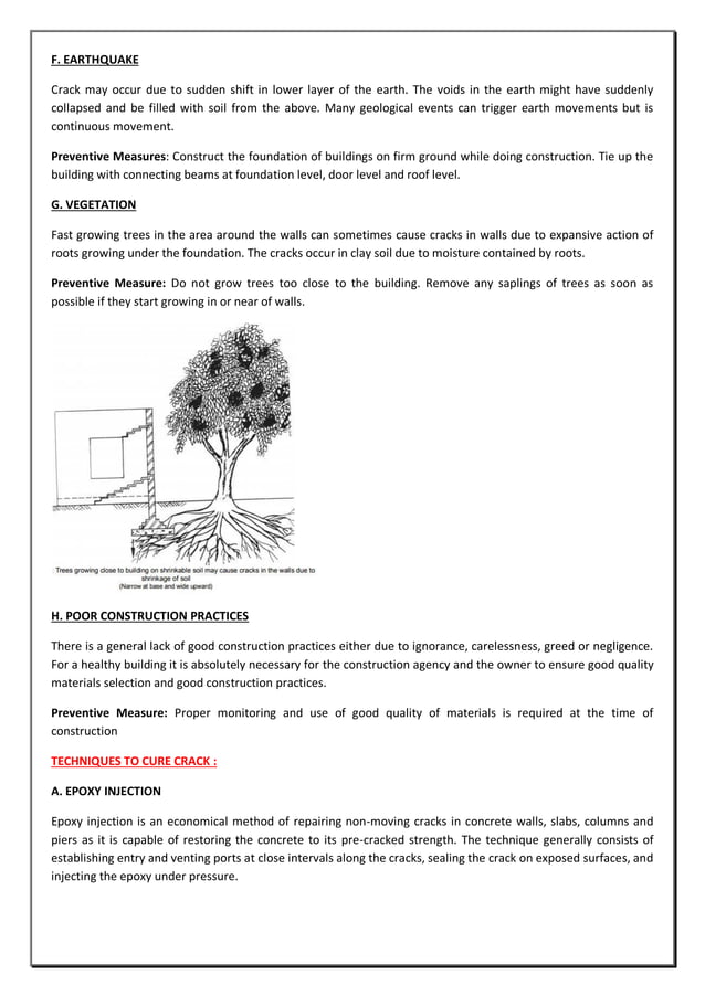 Defects in buildings & remedies