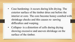 Defects in timber | PPTX