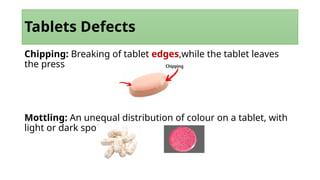Types Of Defects In Tablets Defects of Tablets B.Pharm, M.Pharm, Pharmacy | PPT