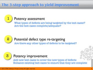 Improving Defect Yield - a three step approach | PDF