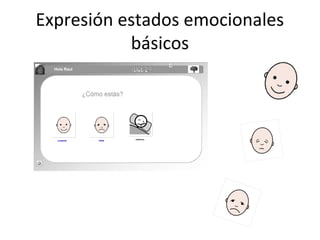 Expresión estados emocionales
           básicos
 
