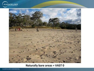 KLEINFELDER CONFIDENTIAL
Naturally bare areas = VAST 0
 