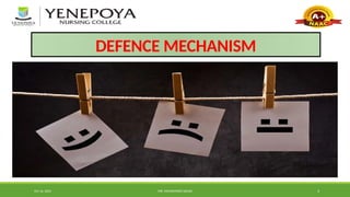 Oct 16, 2024 MR. MOHAMMED SAHAD 3
DEFENCE MECHANISM
 
