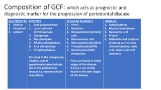Defence mechanism of gingiva and host response gcf | PPT