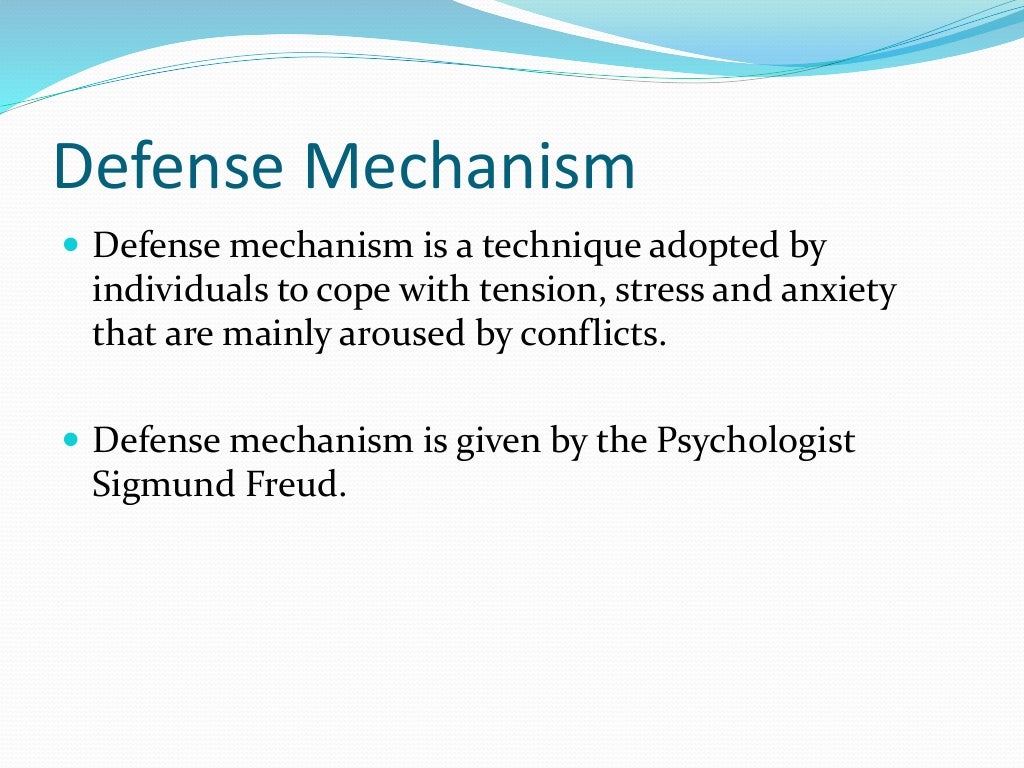 thesis about defense mechanism
