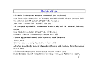 Spacetime Meshing for Discontinuous Galerkin Methods