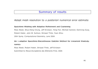 Spacetime Meshing for Discontinuous Galerkin Methods