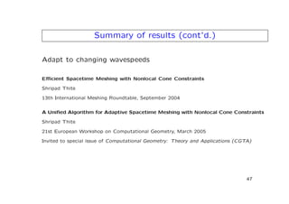 Spacetime Meshing for Discontinuous Galerkin Methods
