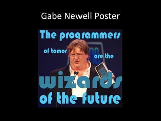 Gabe Newell Poster

 