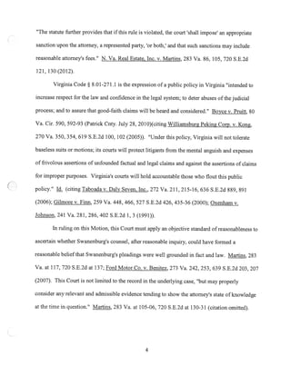 Defendant's Motion for Sanctions