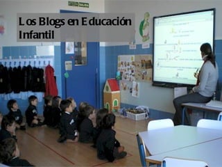 L os Blogs en E ducación
Infantil
 
