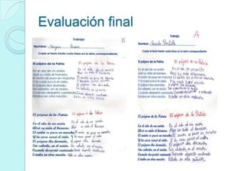 Evaluación final
 