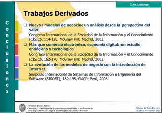 Defensa de tesis de Fernando Checa García