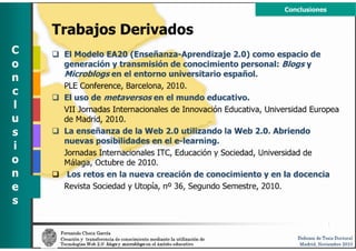 Defensa de tesis de Fernando Checa García