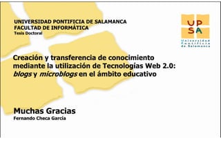 Defensa de tesis de Fernando Checa García