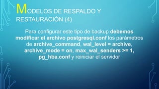 Arquitectura e implementación de PostgreSQL 9.3 | PPTX