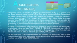 Arquitectura e implementación de PostgreSQL 9.3 | PPTX