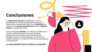 Estrategias para la Gestión de la Calidad Educativa en Instituciones | PPTX