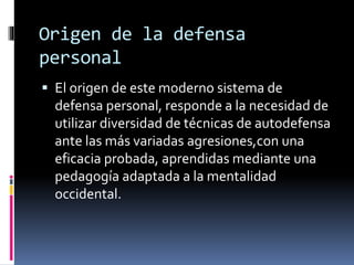 Defensa personal d y h | PPT