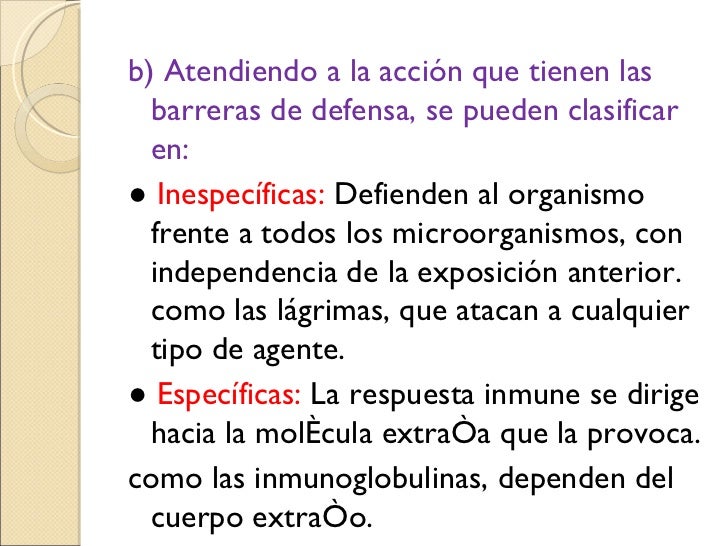 Defensas Del Organismo