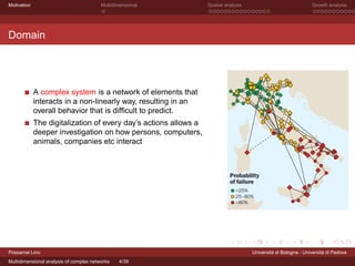 Multidimensional Analysis of Complex Networks | PDF