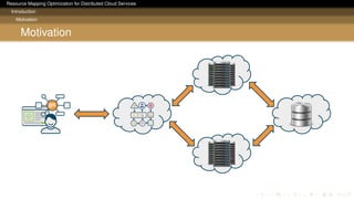 Resource Mapping Optimization for Distributed Cloud Services
Introduction
Motivation
Motivation
 