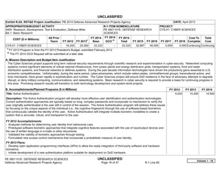 DARPA Budget FY2014 | PDF