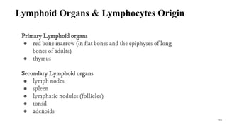 Defense mechanism of the body and the Lympathic system | PDF