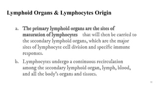 Defense mechanism of the body and the Lympathic system | PDF