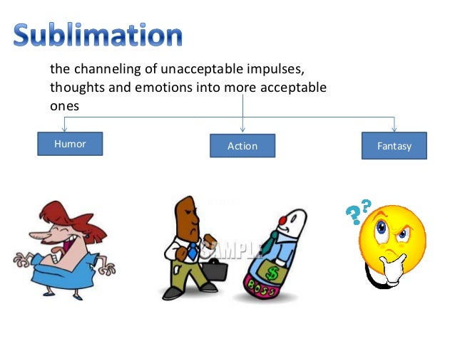 behavior of sublimation examples Defense mechanisms behavior of sublimation examples Defense mechanisms