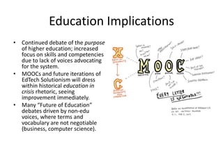 The Evolution & Impact of Massive Open Online Courses - Final Oral ...