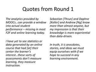 The Evolution & Impact of Massive Open Online Courses - Final Oral ...