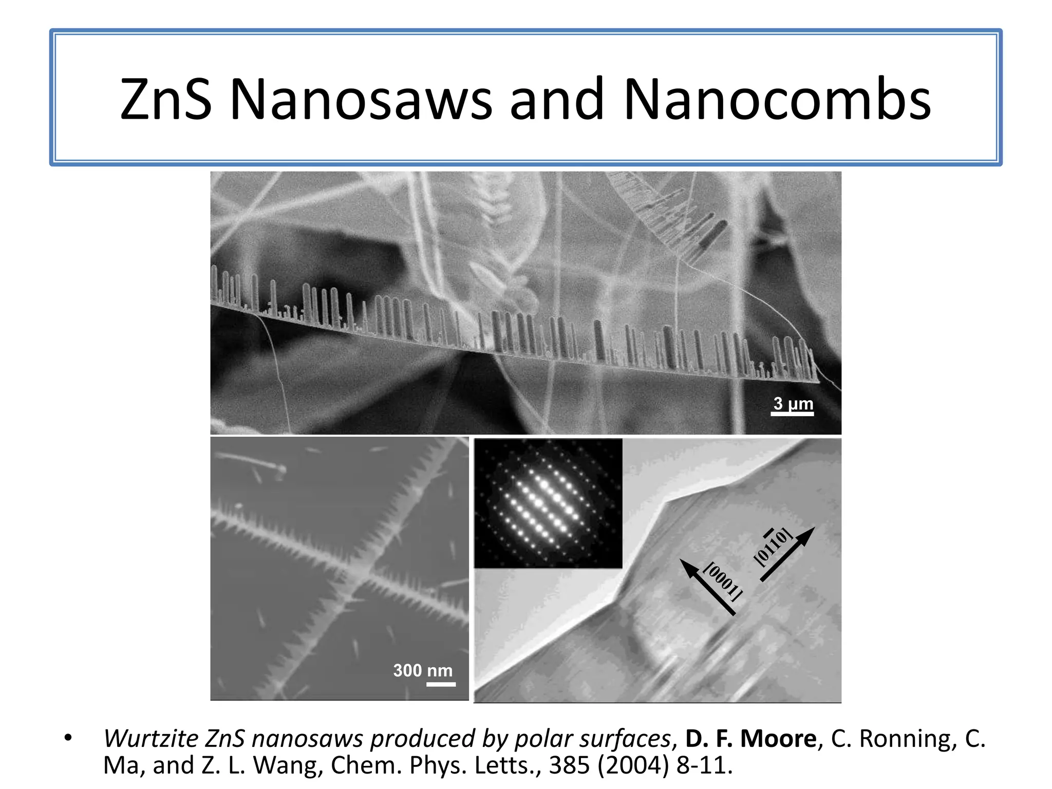 Novel ZnS Nanostructures