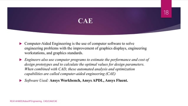 CAD CAM CAE | PPTX