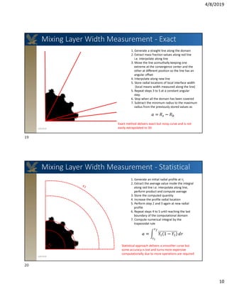 Converging Shock Wave Induced Interfacial Mixing