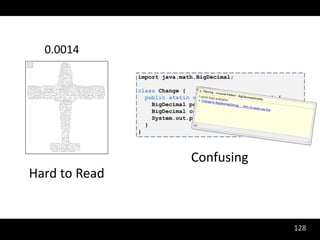 0.0014




               Confusing
Hard to Read


                           128
 