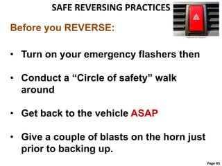 Defensive Driving to protect lives of humans | PPTX