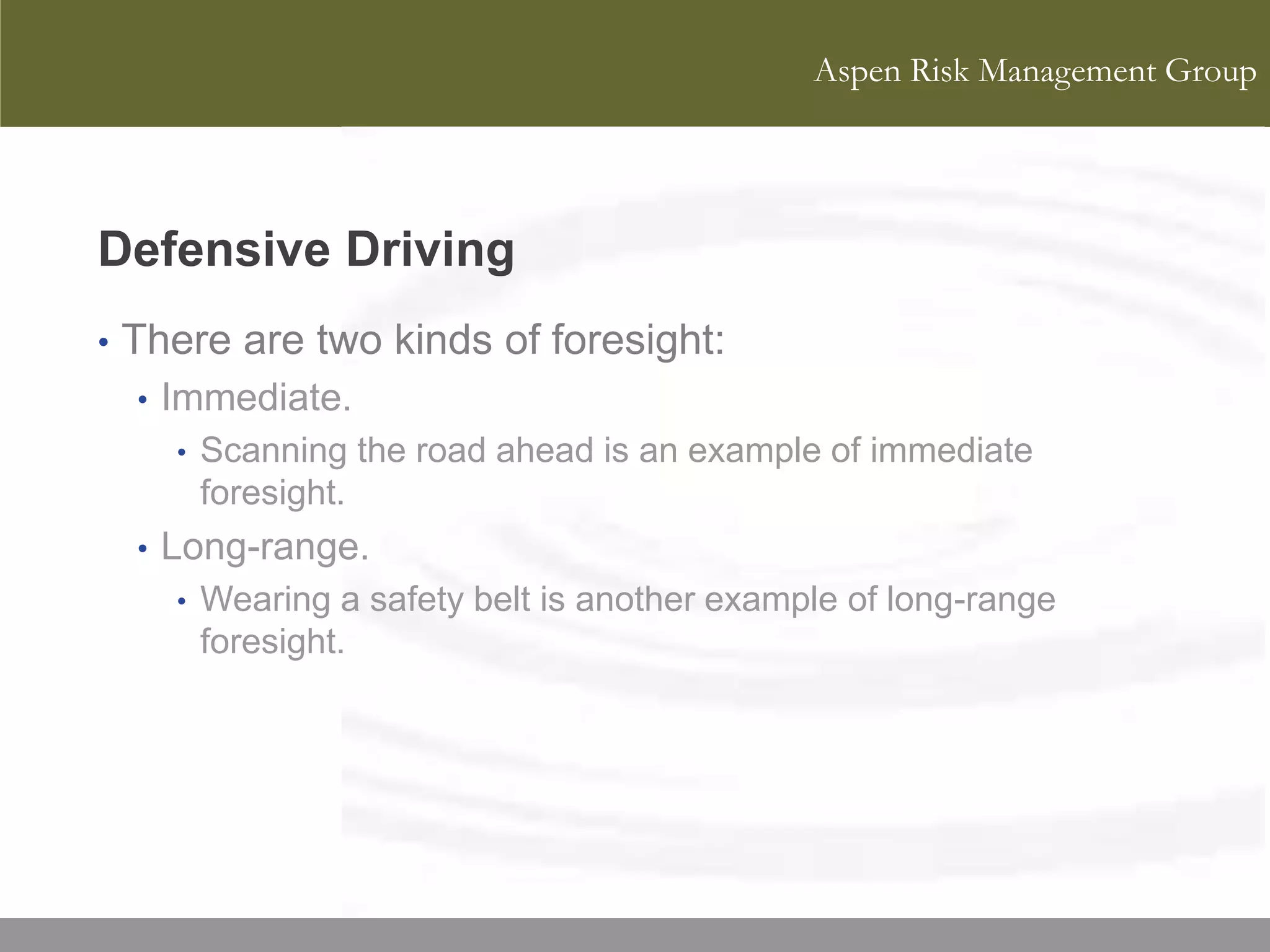 Defensive Driving Presentation-PowerPoint.ppt | Sleep Disorders ...