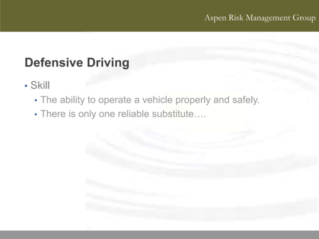 Defensive Driving Presentation-PowerPoint.ppt | Sleep Disorders ...
