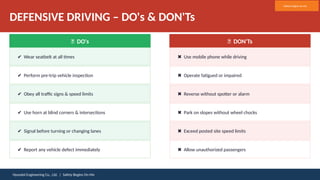 Comprehensive Defensive Driving and Vehicle Safety Training for ...