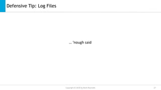 Defensive programming | PPTX