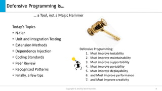 Defensive programming | PPTX