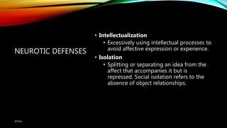 Defens mechanism | PPTX