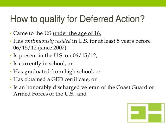 Deferred Action Daca